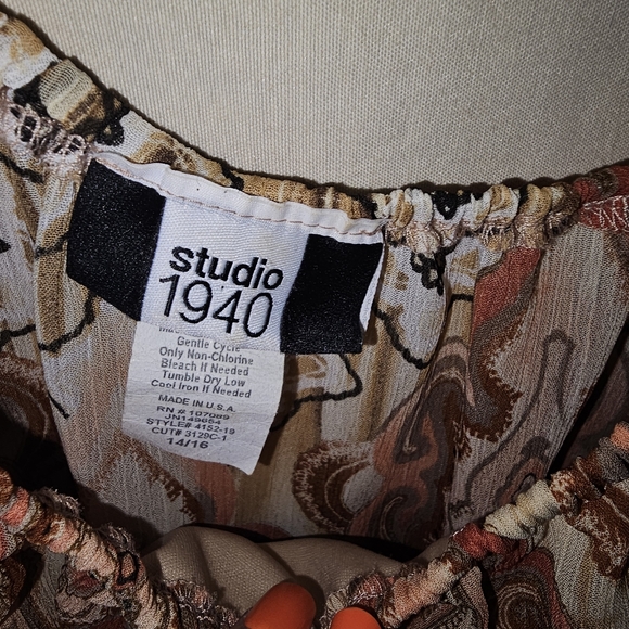 Womens printed blouse - Picture 4 of 7